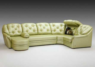 Угловой диван с баром Кредо Д`Люкс 2